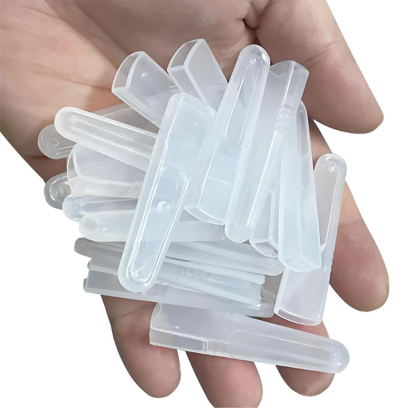 10 Stück/Set Kunststoff-Schutzhülle für Wimpernpinzette zum Aufpfropfen, Silikon-Abdeckungen für Pinzetten-Spitzen, Schutzhüllen für Wimpernwerkzeuge