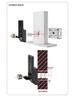 Waterproof Outdoor Fingerprint Lock - Smart, Old-Fashioned Iron Gate Door Lock with Tuya & Password Function.
