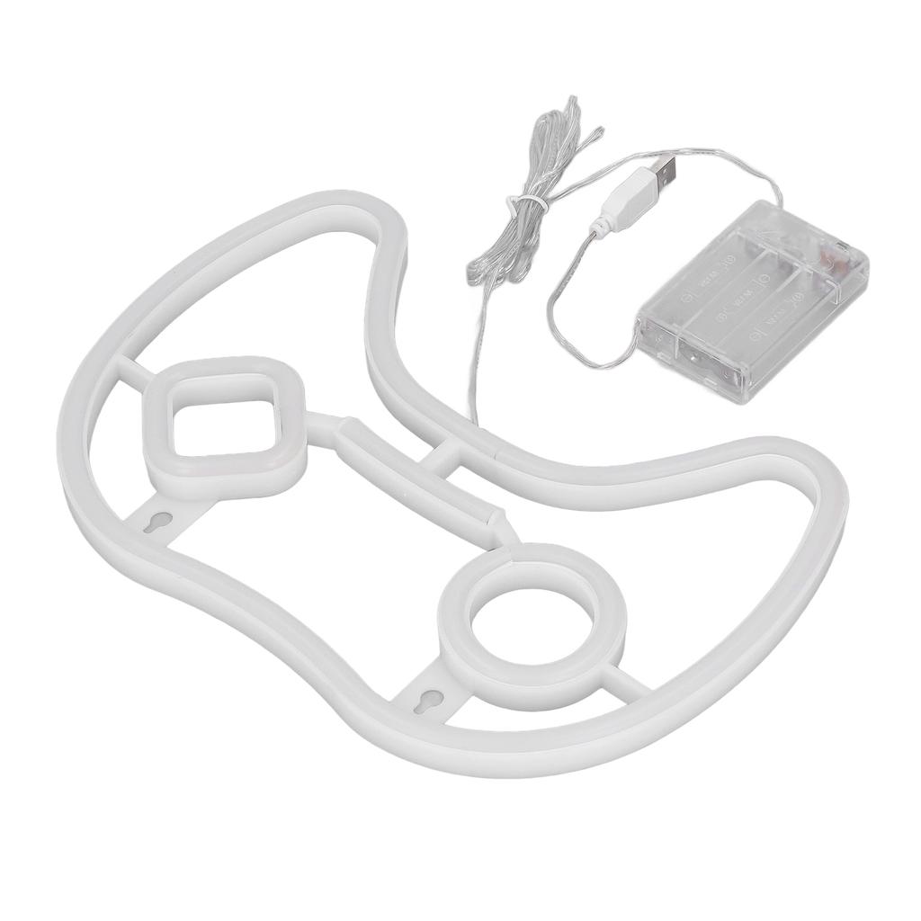 LED Neon Sign Game Controller Shaped 11inx7.5in LED Safe PVC ABS Battery USB Powered Gamepad Neon