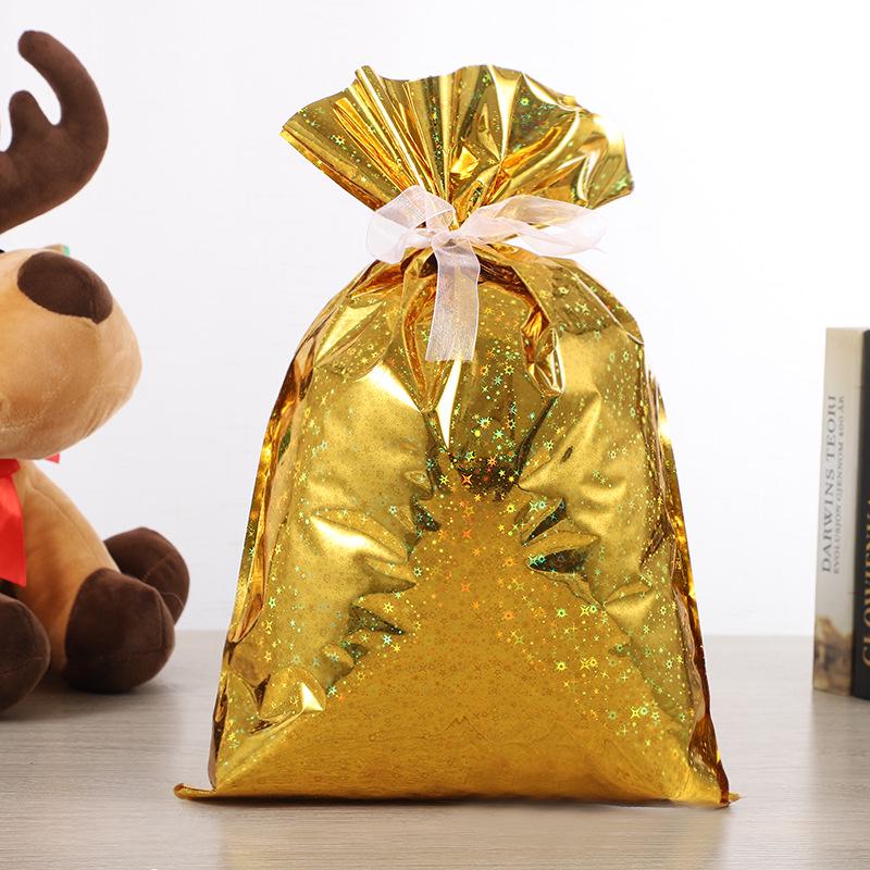 Festive Christmas Tree Candy Drawstring Gift Bag