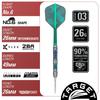 Target Japan Kaze Series Ceros 03 Steel Tip E Kflex Darts Set 26G 90% Tungsten Barrel, K-Flex Flights & Rods, Storm Swiss Tips, LNC Tips