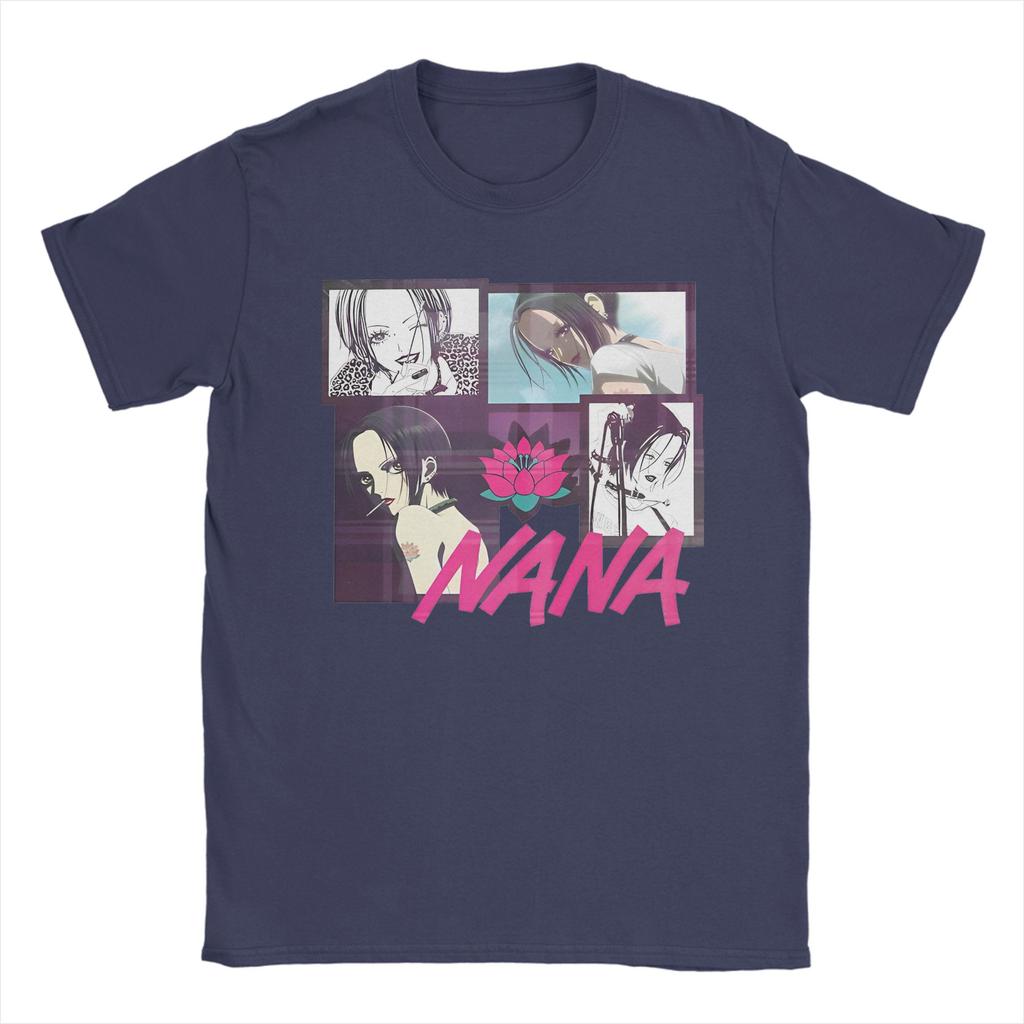 Nana Fitted Scoop T-Shirts Men Women Osaki Anime Kawaii Cartoon Vintage Cotton Tee Shirt Short Sleeve T Shirts Original Tops