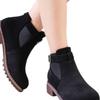 Large size women's new belt buckle round head square heel short boots women's Martin boots