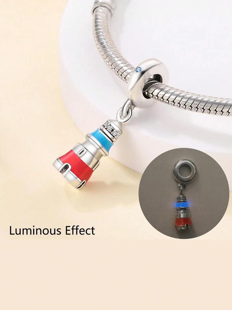 Copper Plated Original Charms Romantic Leaning Tower Of Pisa Beads Fit Bracelet Women'S Jewelry Gift