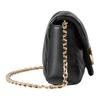 Gucci GG Marmont Black Leather Chevron Quilted Mini Chain Crossbody Bag For Women Daily Use