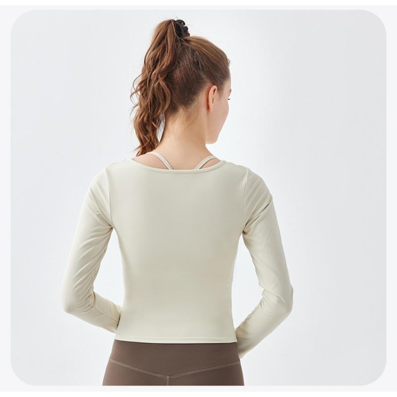 Women's Sports Long Sleeve Slim Fit Yoga Top