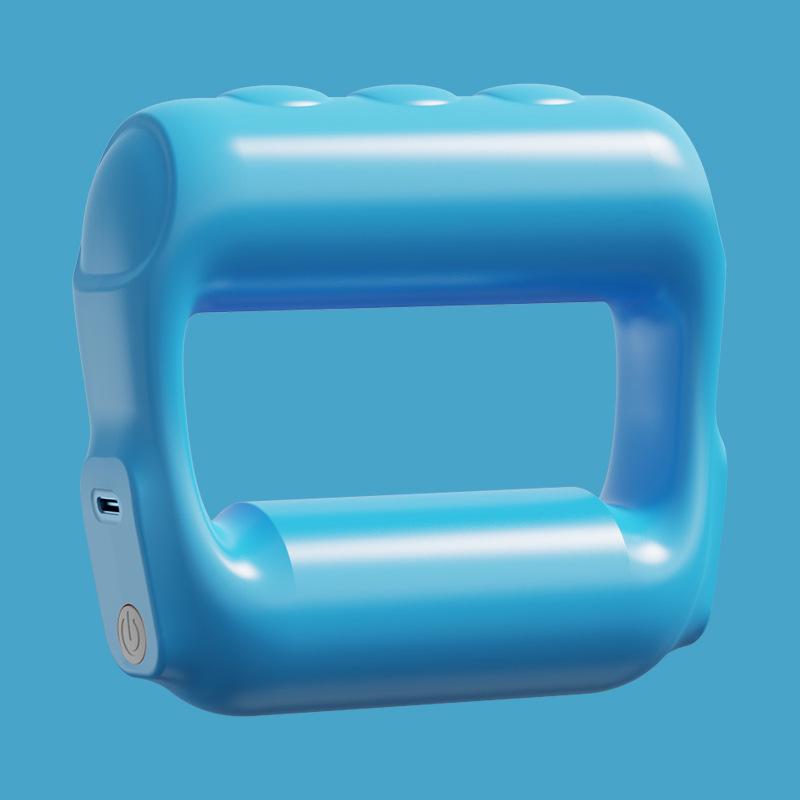 USB Rechargeable Fat-Burning Fascia Ring: Mini Yoga & Fitness Vibration Massager for Muscle Relaxation