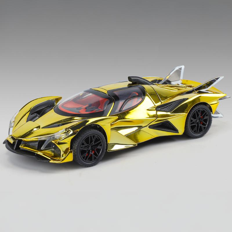 

1:24 Apollo Project EVO Electroplate Supercar Diecat Model Car Alloy Miniauto Mini GT Classic Love Valentine s Day Gift For Boy