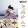1pc Hello Kitty and Friends Halloween Party Blanket, Soft Throw for Home Decor, Perfect Gift for All Seasons, Living Room, Travel, Camping, Car Blanke
