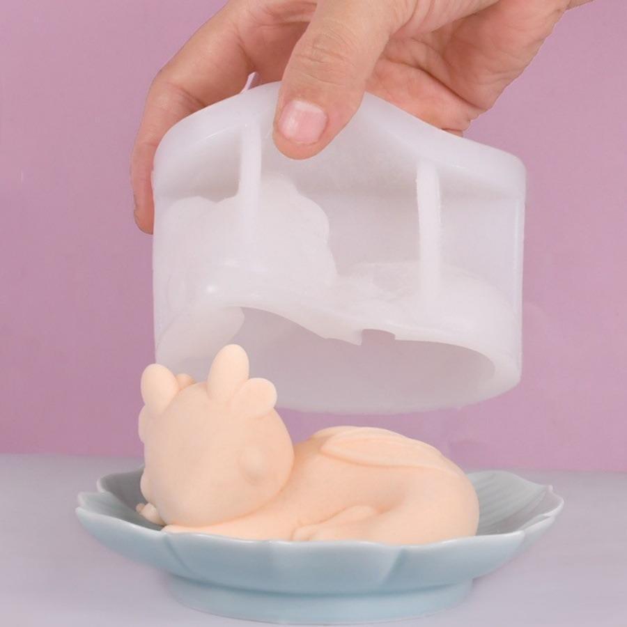 Dragon Baby Mousse Cake Silicone Mold Candle Baking Mold DIY for Car Aromatherapy Mould Reusable 2025