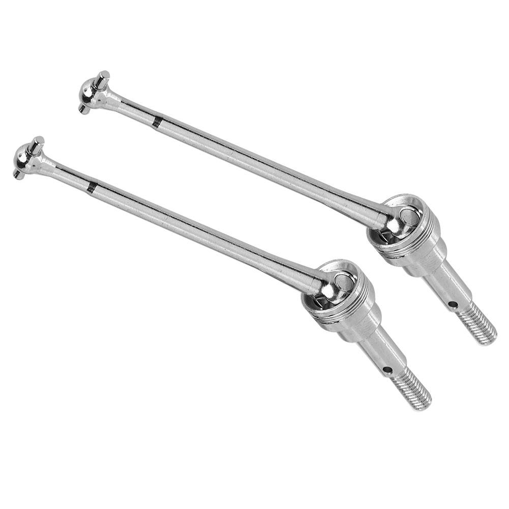 2pcs Front  Drive Shaft for WLtoys 1 12 12423 Remote Control Car Accessory (Silver0090S)