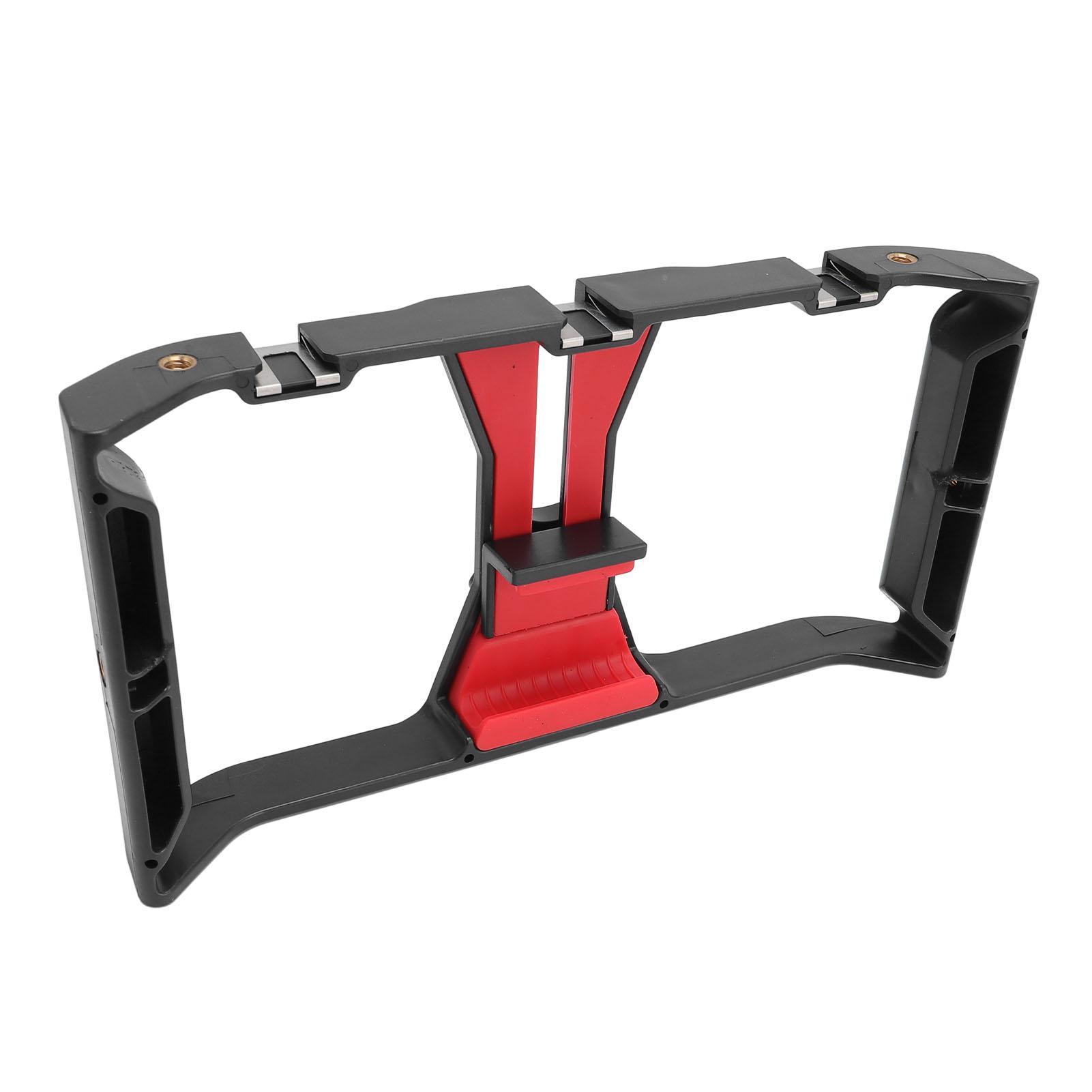 

Phone Video Cage 14 Inch Screw Hole Phone Grip Stabilizer Cage for Live Broadcast Filmmaking Video