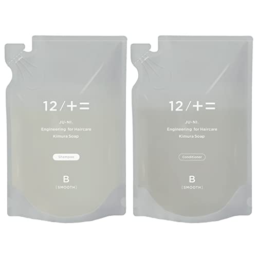 Kimura Soap 12/JU-NI Shampoo and Conditioner Refill Set (Type-B)