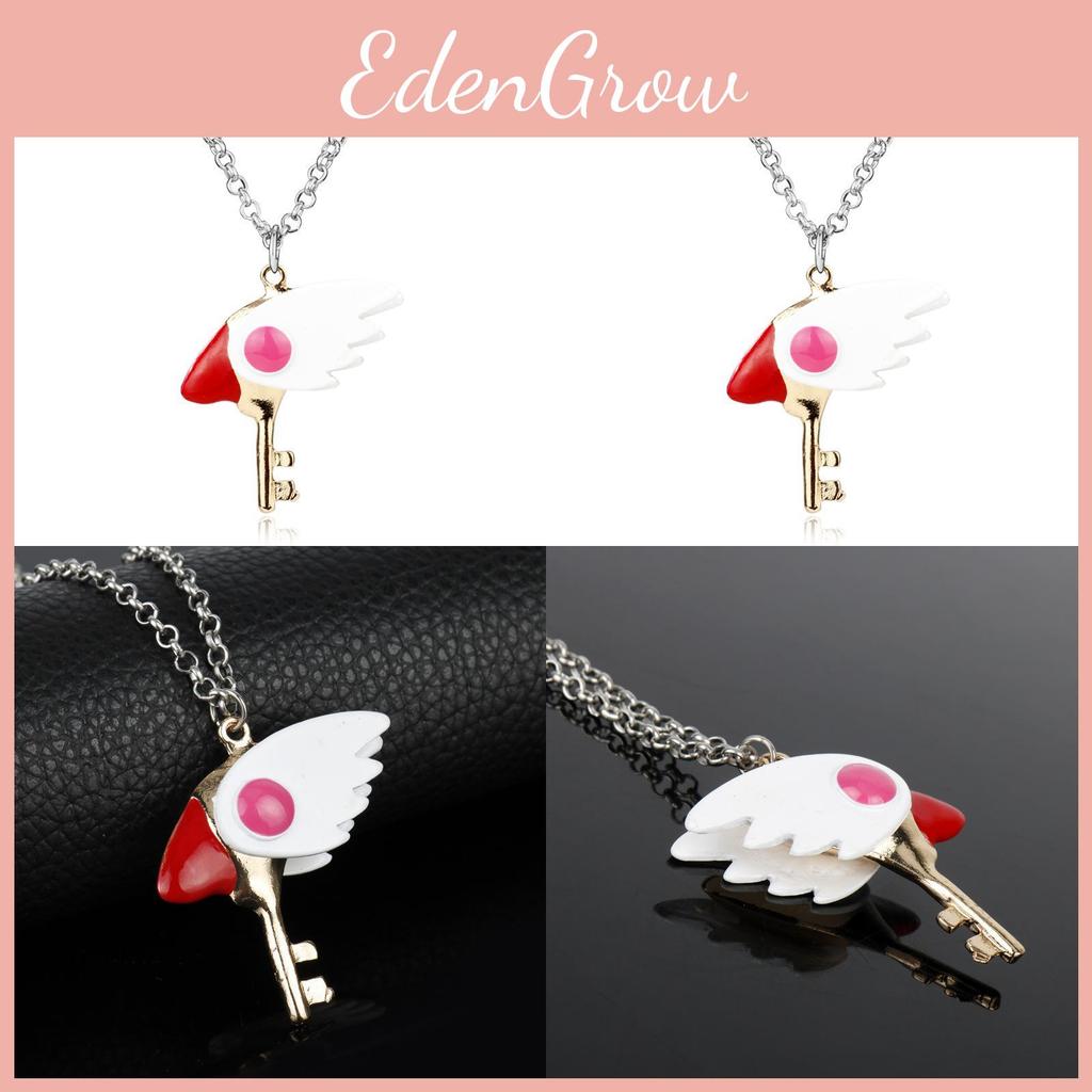 Adorable Sakura Cardcaptor Necklace Alloy Electroplated Unisex For Wedding Gift