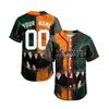 Custom Baseball for Men Women Unisex Halloween Costume Sports Top