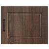 Wall Mounted Cabinet PORTO Brown Oak Effect 50 X 31 X 40 Cm