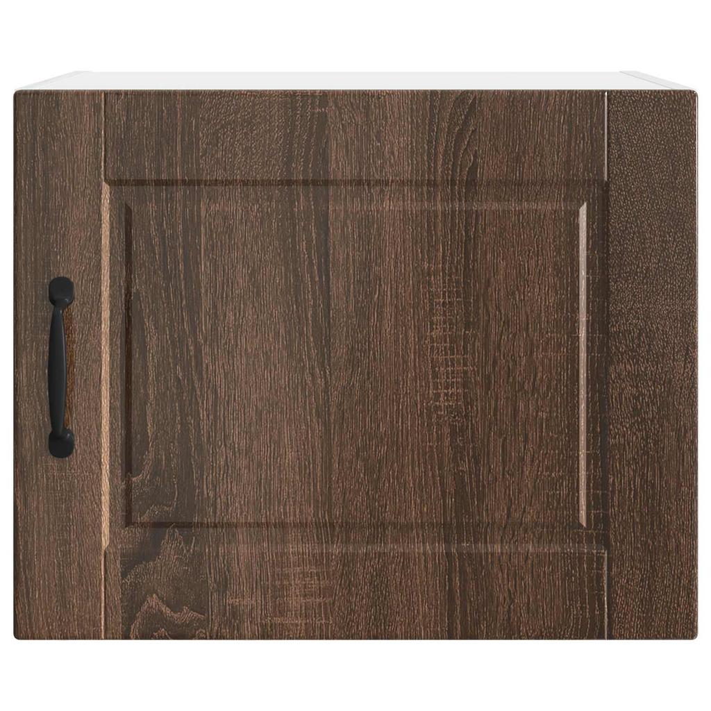 Wall Mounted Cabinet PORTO Brown Oak Effect 50 X 31 X 40 Cm