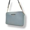 Used Michael Kors Cross Body Bag JET SET JET SET ITEM EW Large Crossbody BagShoulder Bag Light Blue/blue Leather Women