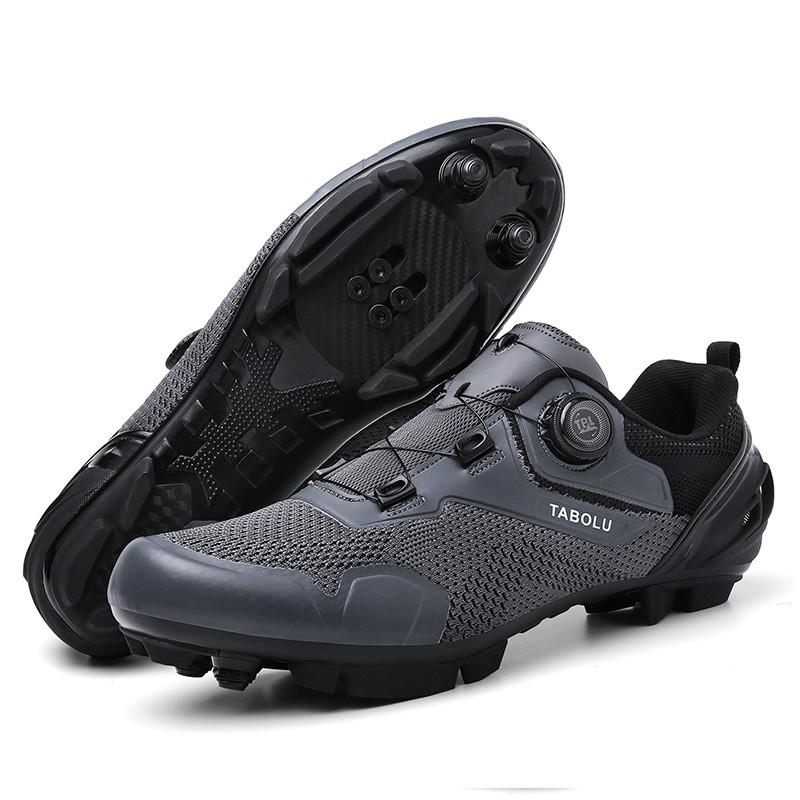 Unisex Cycling Shoes Breathable Flyknit Non-Cleat Road MTB Bike Rubber Sole Men Women