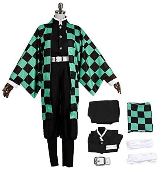 

Demon Kimetsu no Yaiba Tanjiro Kamado Cosplay Military Adult School Cultural Unisex [ENDIANDUO] Slayer Costume, Women s, Uniform, Disguise, Costume,