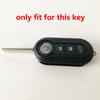 Silicone Car Key Cover Case for Fiat 500 Panda Dubbed Grande Punto Stilo 500x Ducato Remote Auto Folding Flip Key Holder Case