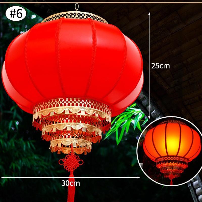 2026 Chinese New Year Hanging Pendant Decoraitons Red Lanterns Spring Festival Celebration Good Fortune Foldable Lantern