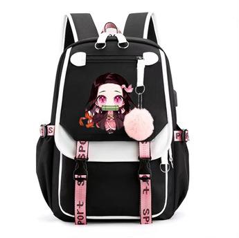 Backpack, Various Styles, Cartoon Heat Transfer, Digital Printing, Backpack, Large-Capacity Student Schoolbag
