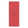 WEZHOPU Premium Rubber Yoga Mat with Alignment Lines