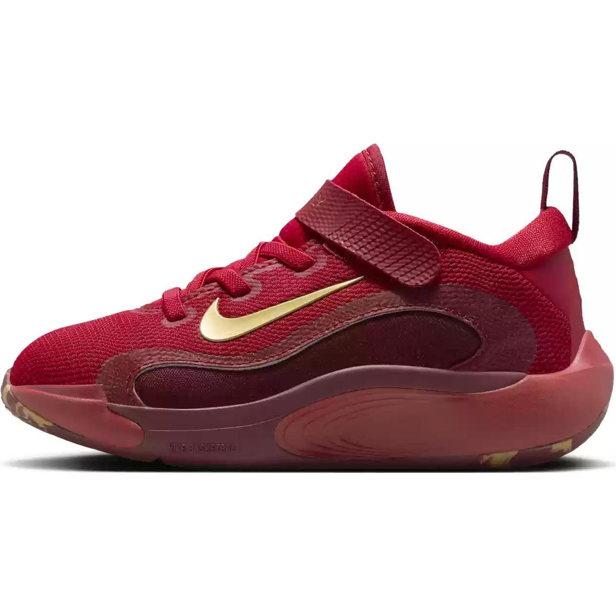 (PS) Nike IsoFly Gym Red Team Red Gold Kids FZ7297-600 EU 28