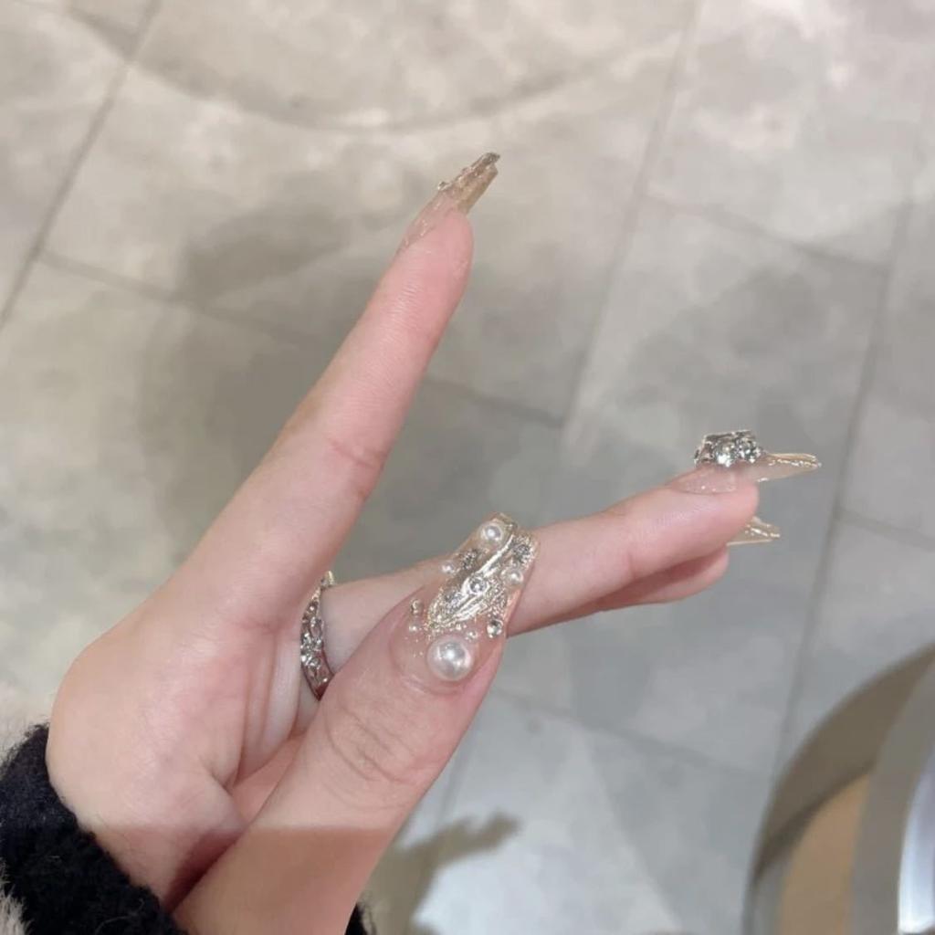 Pure Handmade Phototherapy Wearer Ai Shen Wearer Finished Product Reusable Manicure Patches Can Be Removed