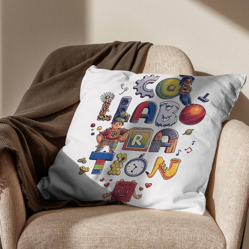 game It Takes Two Pillow Case Square DoubleSided Printing Short Plush Sofa Cushion Cover Bedroom Bedside Pillow