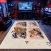 Cartoon Fox and Rabbit Large Room Carpet Non Slip Cartoon Kids Bedroom Living Room Floor Mat Home Decor Children's Play Carpet