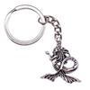 28mm Key Ring Seahorse Octopus Mermaid Vintage Jewelry Supplies QY040