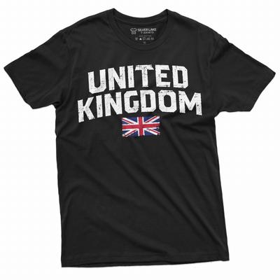 United Kingdom T-shirt UK Flag Coat of Arms Mens Womens Unisex Tee Shirt UK Tee