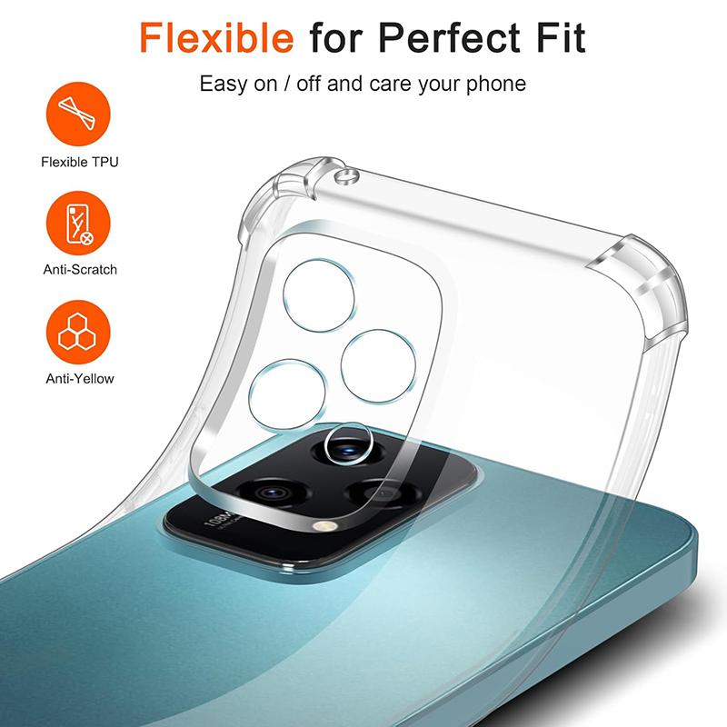 Transparent Ultra Thin Shockproof Silicone Soft Case For Honor 80 90 Lite 200 300 400 Lite Cover For Honor 200 Pro Clear Shell