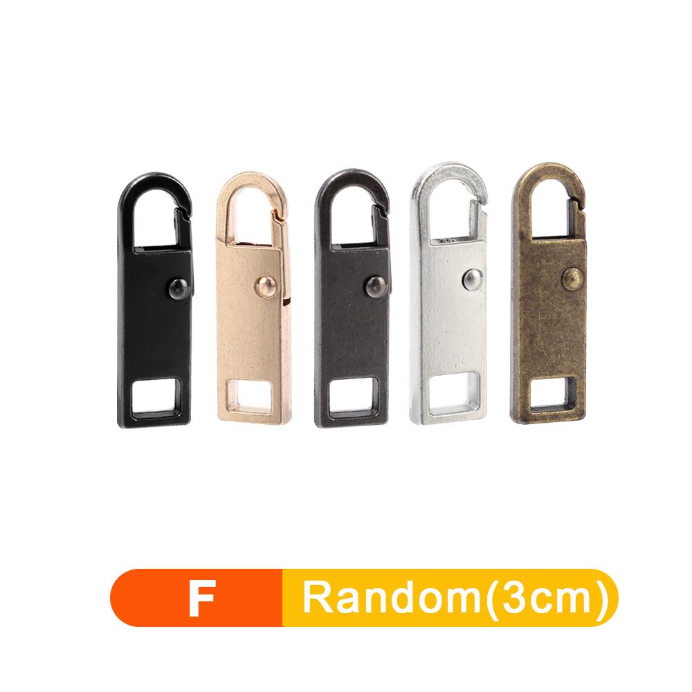 5/1 pz Tiracerniera staccabile universale Kit di riparazione per cerniere in metallo di ricambio per valigie, borse, vestiti e cursori per cerniere