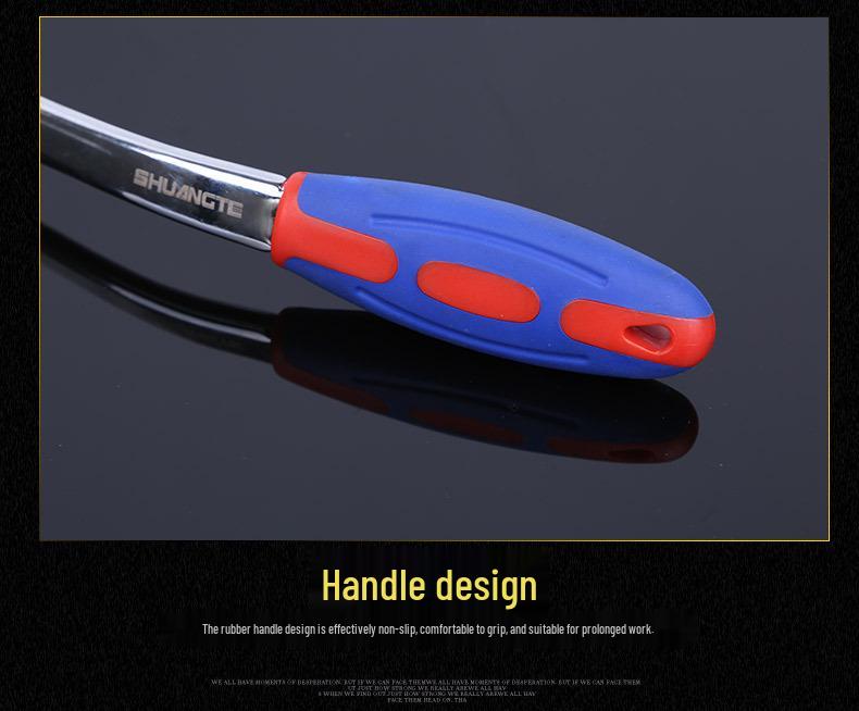 High-Speed Ratchet Wrench Set with External Hex Socket for Auto Repair.