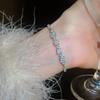 Geometric Zircon Square Adjustable Bracelet For Women With Elegant Jewelry Style