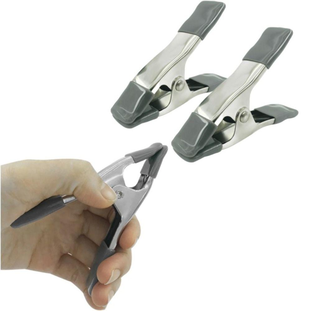 2 Stück Gummi-Griffe Holzbearbeitung Federklemmen Metallfederklemme Qualitätsfederklemme