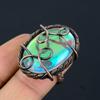 Mystic Topaz Gemstone Copper Wire Wrapped Handmade Jewelry Ring For Wedding Gift