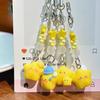 Decorative Pendant Cartoon Star Beaded Charm Portable Bag Pendant with Lanyard Mobile Phone Hanging Ornament