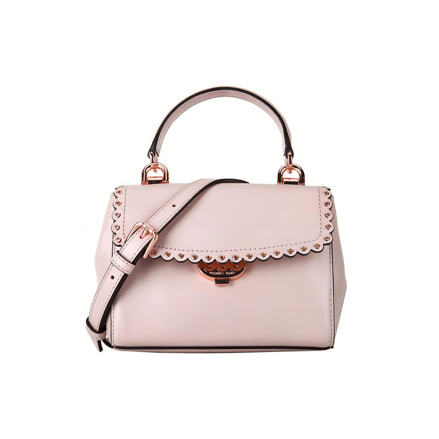 

New MICHAEL KORS Crossbodies Leather Crossbody Bag, Handbag Mini Women s Pink 32T8TF5M5I-SOFT-PINK 18.0*6.1*14.0CM