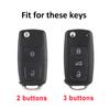 Leather Tpu Car Flip Key Case Cover For Vw Volkswagen Altea Tiguan Seat Leon Skoda Octavia Kodiaq Polo Golf Passat Beetle