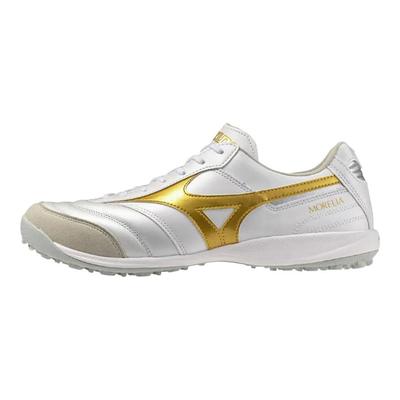 Morelia Sala Elite Bequeme Fußballschuhe Unisex Sneaker Weiß Platin Q1GB261250