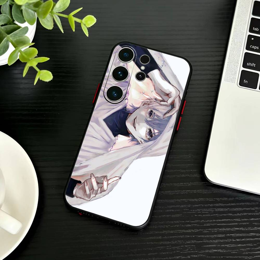 F-Killua Zoldyck H-Hunter X Hunter Phone Case For Samsung S26,S25,S24,S23,S22,S21,S20,S30,Ultra,Plus,Fe,Note,5G Black Cover