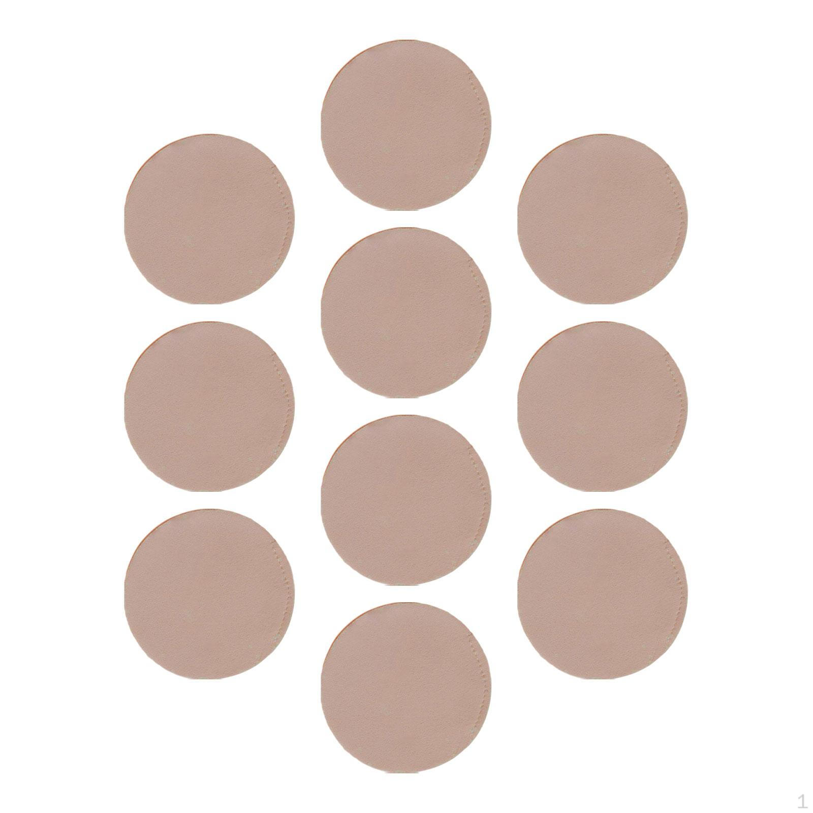 

10 мешочков для хранения украшений, круглые сумки для женщин, маленькие держатели колец и ожерелий Nude Pink