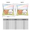 Bear Cartoon Cute Bubu Dudu Pillow Case Cushion Cover Soft Custom Diy Pillow Cover Novelty Pillowcases For Sofa Car Home Decor