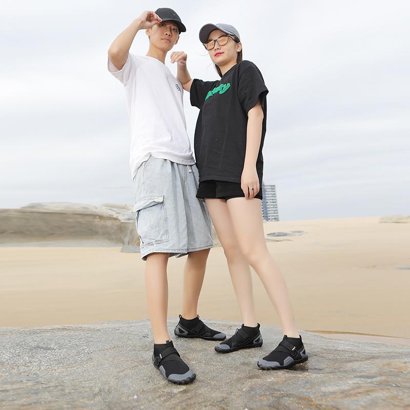 Unisex Schwimmwasserschuhe Herren Barfuß Outdoor Strandsandalen Flussaufwärts Aquaschuhe Rutschfest Fluss Meer Tauchen Sneaker Übergröße