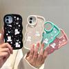 Big Wave Edge Miękki silikonowy materiał Macaron Etui na telefon Odporne na wstrząsy Ochronne gumowe etui na iPhone'a Samsunga Huawei Honor Xiaomi Redmi OnePlus Moto