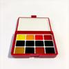 12/24 Colors Portable Travel Watercolor Palette With Waterbox Mini Paint Box Sketchbook Water Brush Student Outing Art Supplies